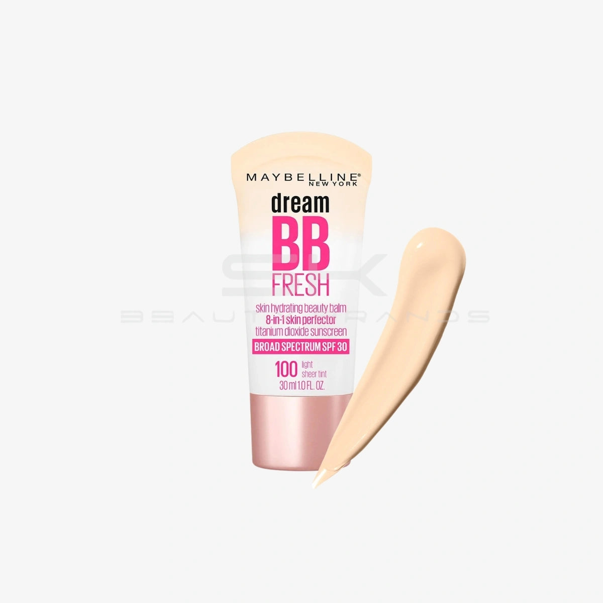 Maybelline | קרם לחות והגנה עם גוון לעור קורן SPF 30 "Dream Fresh BB Cream"