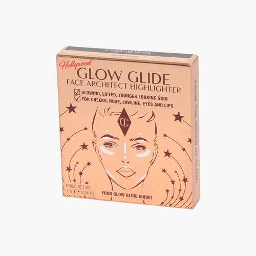 טען תמונה 1 בתצוגת גלריה. Moonlit Glow: Hollywood Glow Glide Nude Powder Highlighter | Charlotte Tilbury