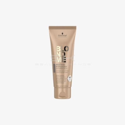 Schwarzkopf | באלם משקם לשיער בלונדיני 75 מ"ל "BLONDME Blonde Wonders Restoring Balm"
