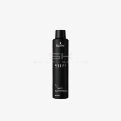 Schwarzkopf | ספריי שיער יבש וגמיש 300 מ"ל "Session Label The Flexible Dry Light Hairspray"