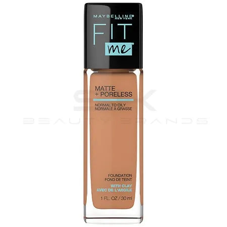 Maybelline Fit Me Matte + Poreless Liquid Foundation Makeup  355 Coconut  1 Fl Oz