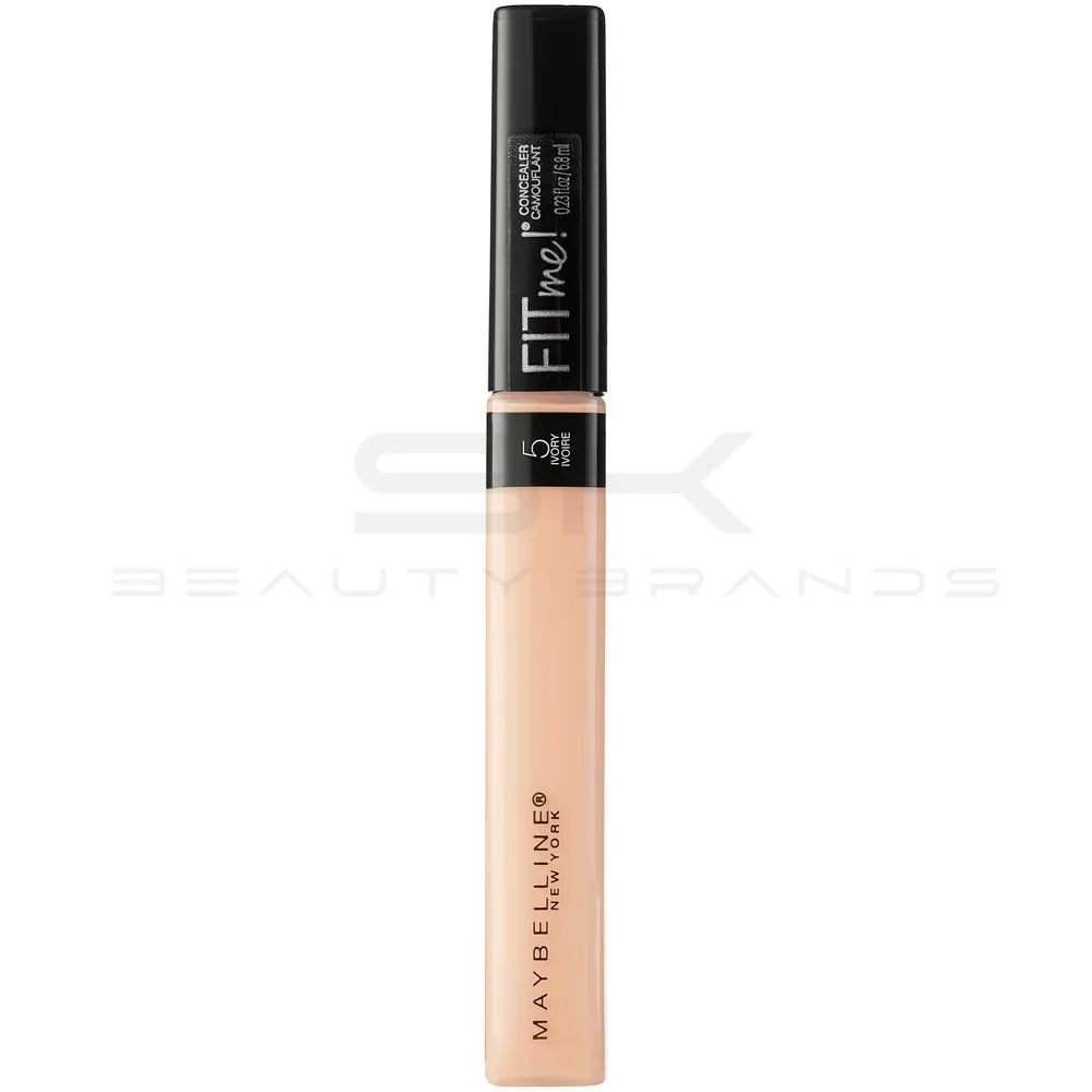 Maybelline Fit Me Liquid Concealer Makeup  Natural Coverage  Oil-Free  Ivory  0.23 Fl Oz