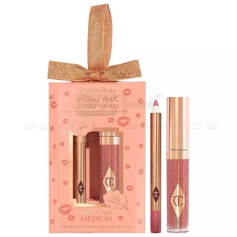 Charlotte Tilbury Pillow Talk Mini Glossy Lips Duo - Pillow Talk Medium