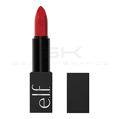 E.l.f. Cosmetics O FACE Satin Lipstick in No Regrets - Vegan and Cruelty-Free Makeup