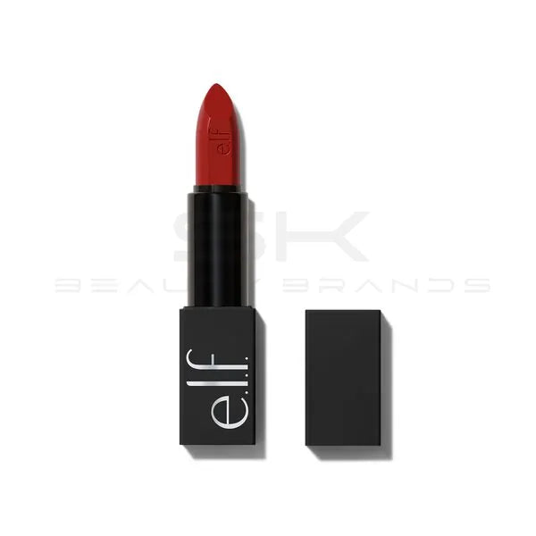 E.l.f. Cosmetics O FACE Satin Lipstick in Spicy - Vegan and Cruelty-Free Makeup