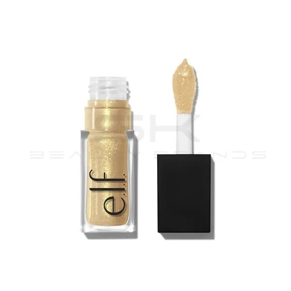 E.l.f. Cosmetics Glow Reviver Lip Oil Glimmer in Citrine Gleam - Vegan and Cruelty-Free Makeup