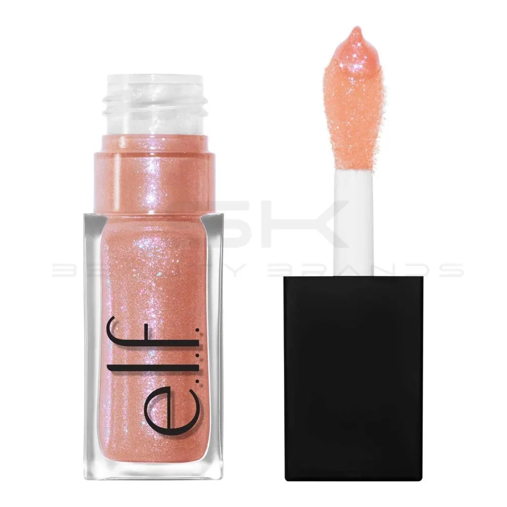 E. L.f. Cosmetics Glow Reviver Lip Oil Glimmer in Milky Pink + Multicolor Pearl - Vegan and Cruelty-Free Makeup