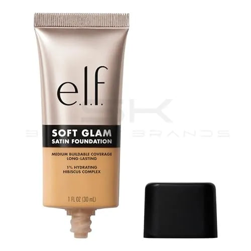E. L.f. Cosmetics Soft Glam Satin Foundation in Medium with Warm Undertones - Vegan and Cruelty-Free Makeup