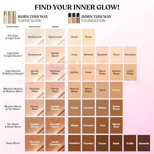טען תמונה 1 בתצוגת גלריה. Too Faced | תכשיר הארה רב שימושי לפנים ולגוף "Born This Way Super Glow"