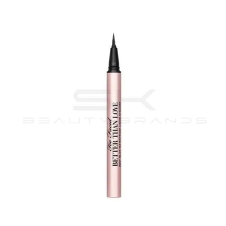 Too Faced Better Than Sex Easy Glide Waterproof Liquid Eyeliner - Intense Black - 0.02 Fl Oz - Ulta Beauty