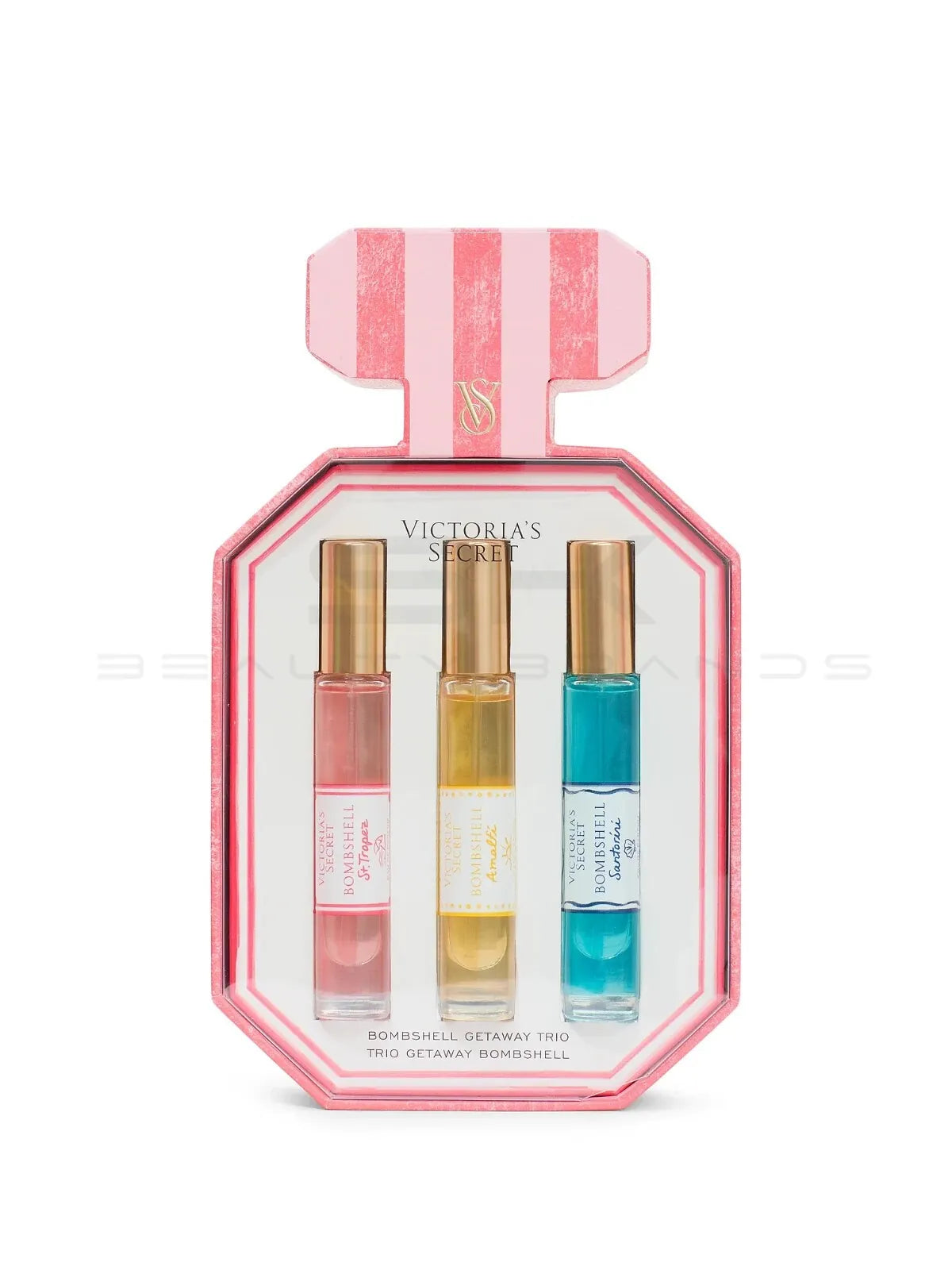 BNIB Victoria's Secret Bombshell Getaway Trio: St. Tropez, Amalfi, Santorini