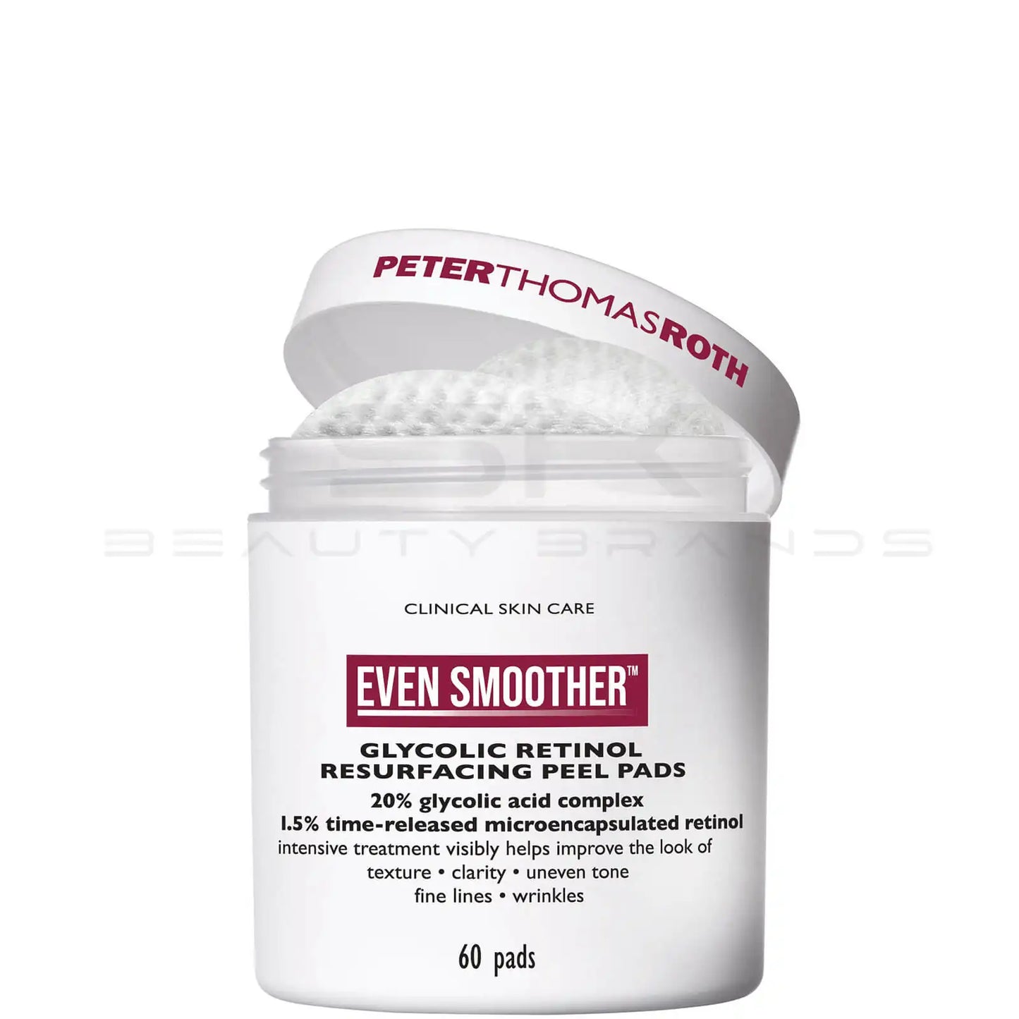 Peter Thomas Roth by Peter Thomas Roth Even Smoother Glycolic Retinol Resurfacing Peel Pads -60ct for WOMEN
