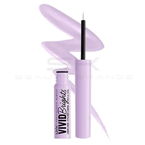 NYX Professional Makeup Vivid Brights Liquid Eyeliner Shade 07 Lilac Link 2 Ml