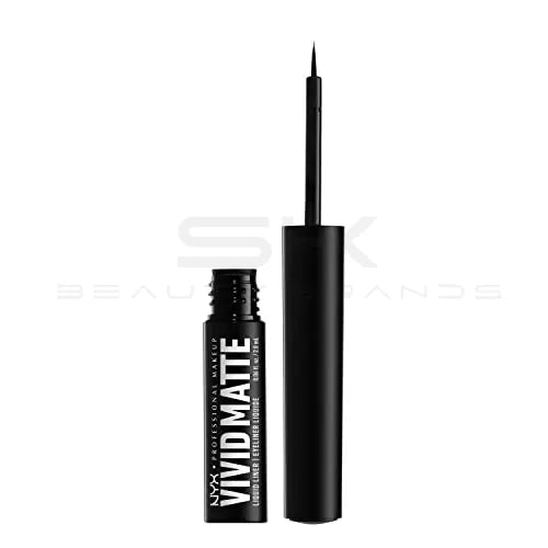 NYX Professional Makeup | אייליינר נוזלי מאט שחור 2 מ"ל "Vivid Matte Liquid Eyeliner"