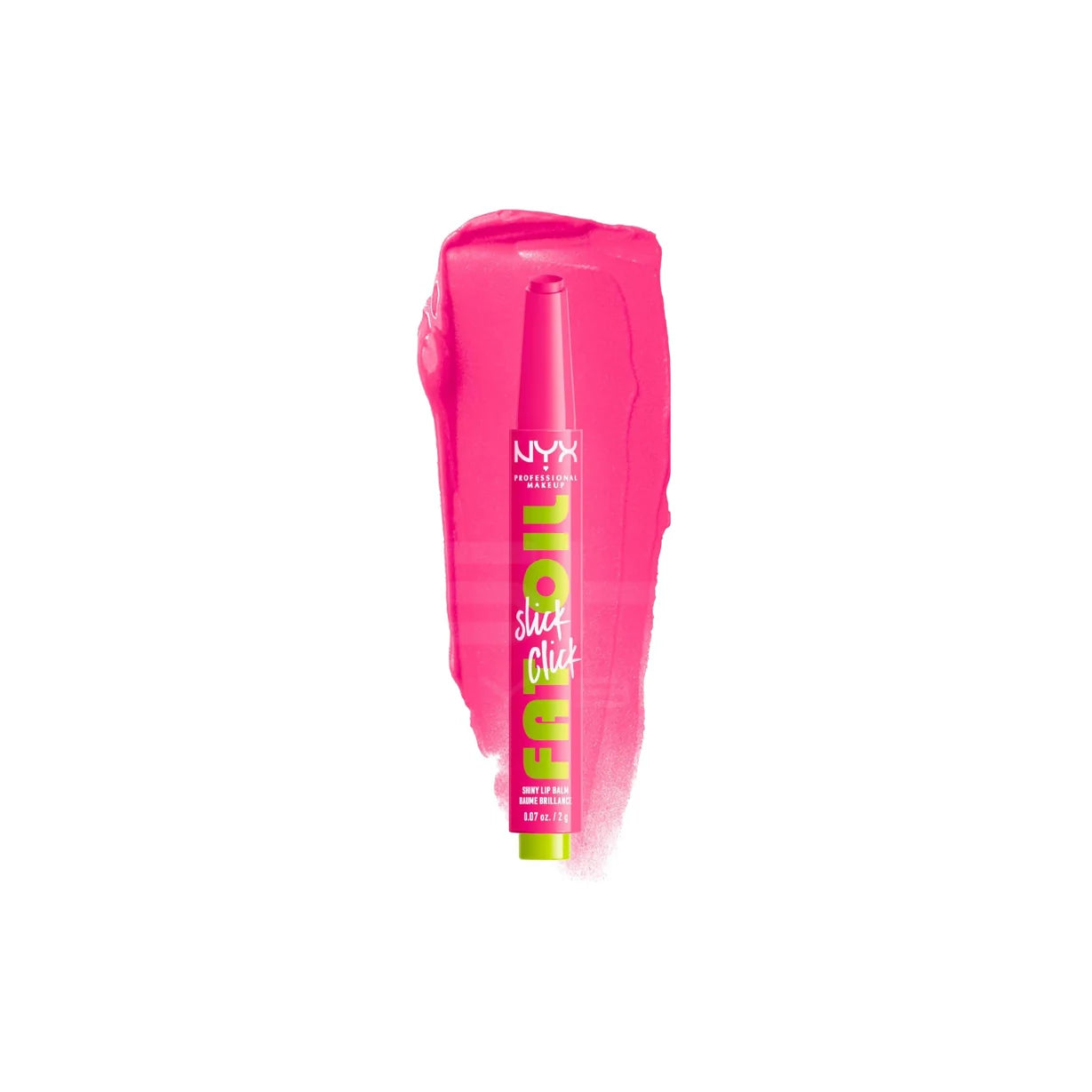 NYX Professional Makeup | באלם שפתיים מבריק עם גוון "Fat Oil Slick Click Tinted Lip Balm"