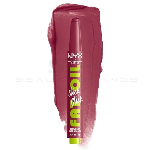 טען תמונה 1 בתצוגת גלריה. NYX Professional Makeup Fat Oil Slick Click Tinted Lip Balm - That's Major - 0.07oz: Moisturizing, Brightening, Nourishing