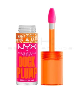 טען תמונה 1 בתצוגת גלריה. NYX Professional Make-up Duck Plump Lip Lacquer 12 Bubblegum Bae 7 Ml