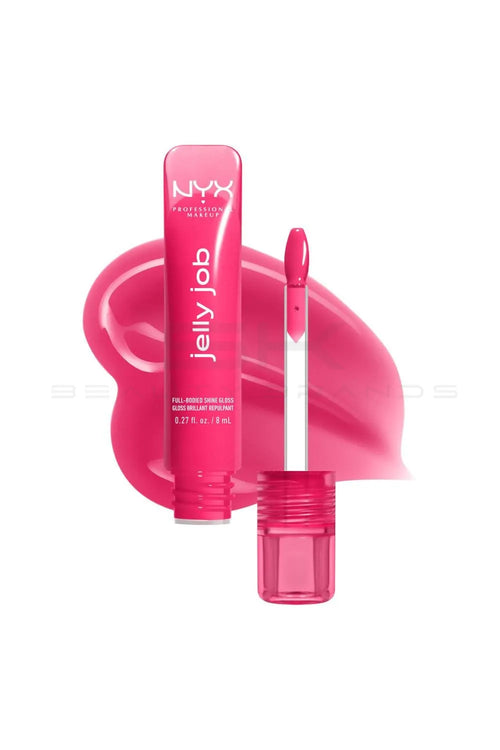טען תמונה 1 בתצוגת גלריה. NYX Professional Makeup | גלוס שפתיים 8 מ"ל (גוון Just Jelly) "Jelly Job Lip Gloss"