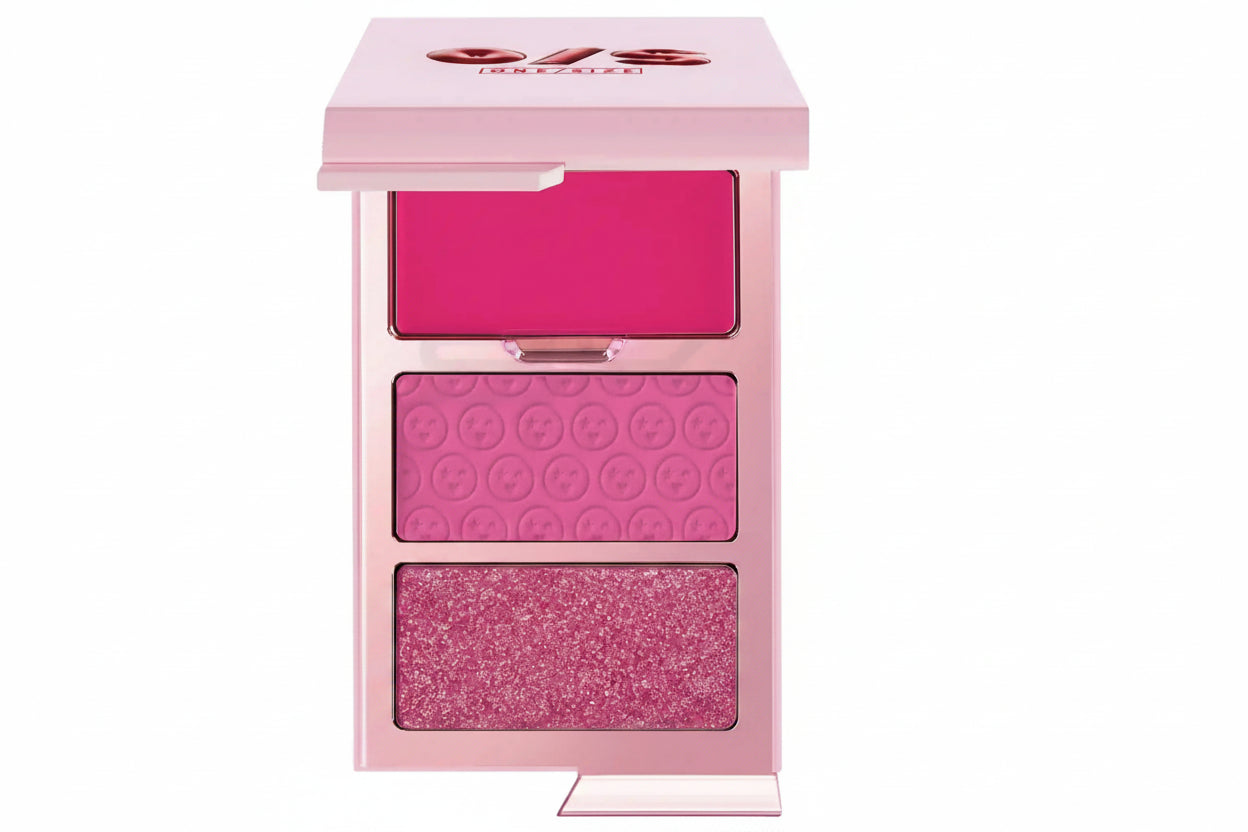 ONE/SIZE by Patrick Starrr Cheek Clapper 3D Blush Trio Palette Gworly Pop 0.38 Oz