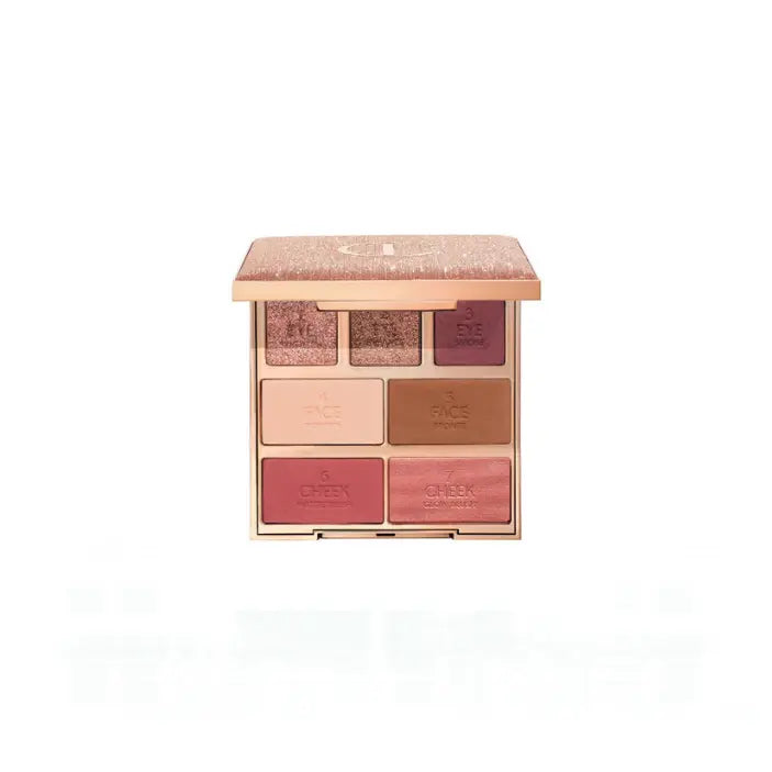 Charlotte Tilbury | פלטת איפור לפנים ולעיניים בגוון Dreamy, Bronzed Beauty "Hollywood Instant Look In A Palette"