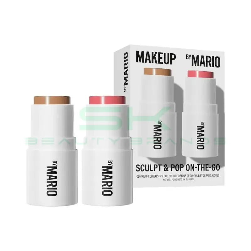 Makeup by Mario צמד סטיקים לקונטור וסומק Sculpt & Pop On The Go Contour & Blush Stick Duo