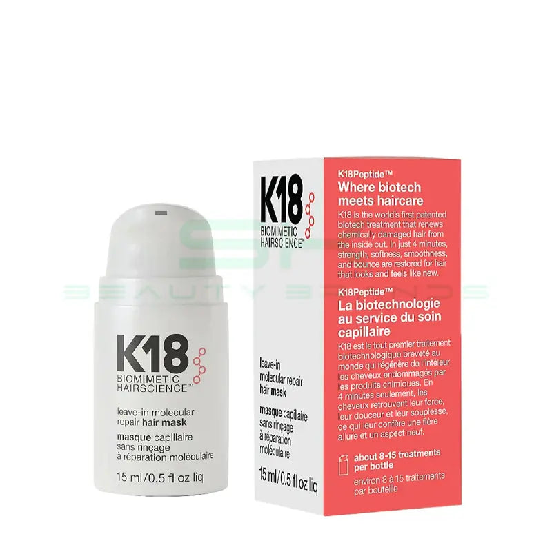 K18 | BIOMIMETIC HAIRSCIENCE - LEAVE IN, MOLECULAR REPAIR HAIR MASK 50ML