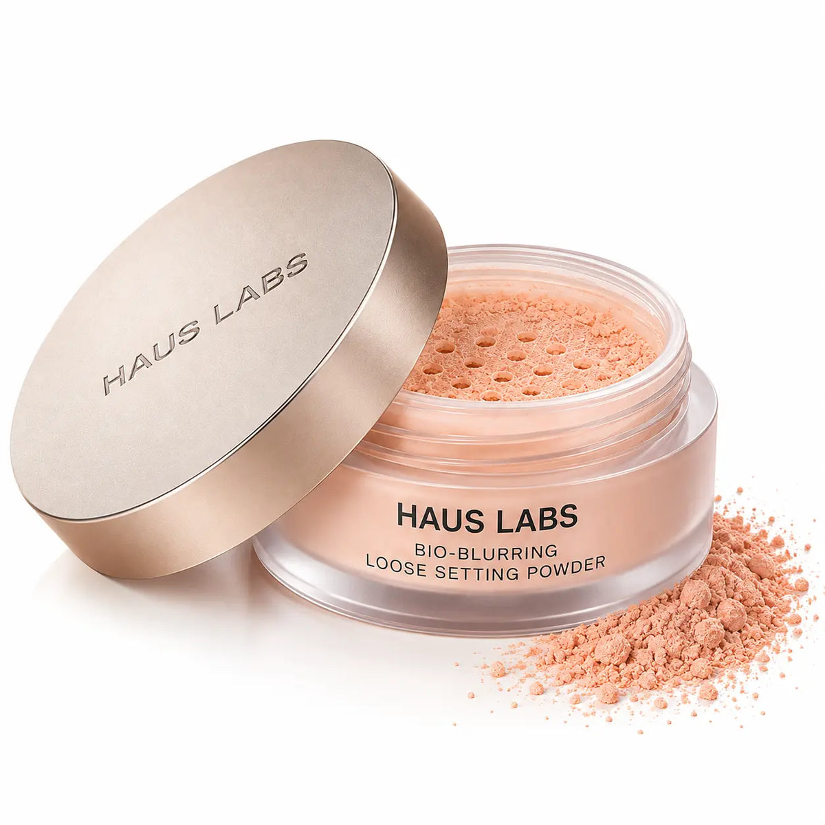 Haus Labs פודרה בתפזורת Bio-Blurring Talc-Free Loose Setting Powder Neutral Peach