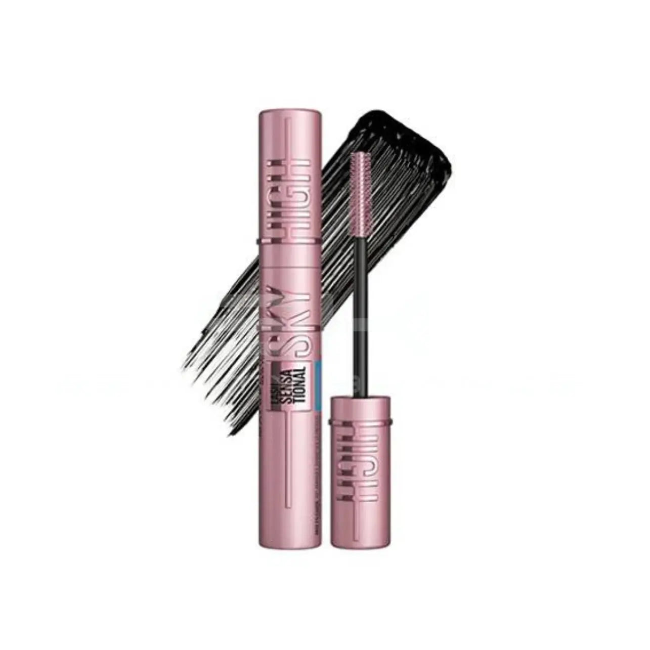 Maybelline | מסקרה מאריכה עמידה במים (גוון 802 Very Black) "Lash Sensational Sky High Waterproof Mascara"
